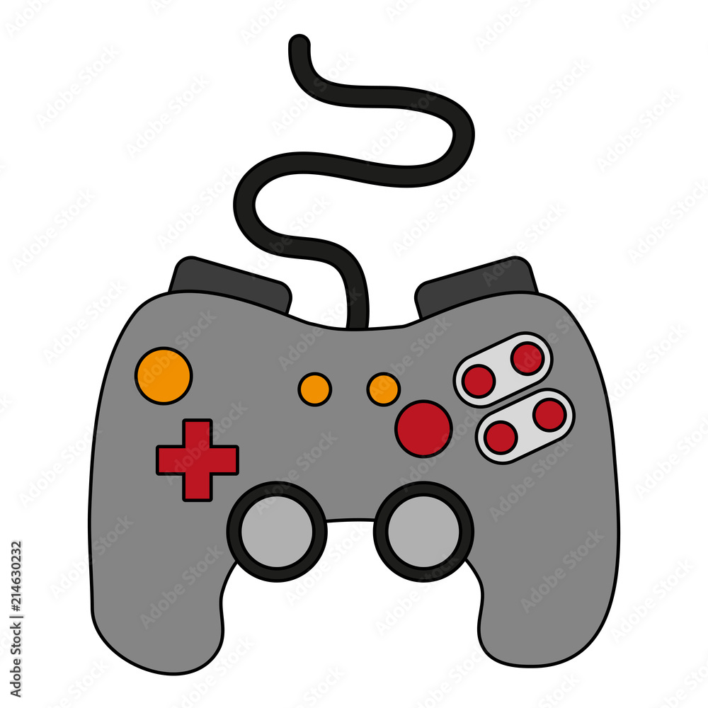 Modern console gamepad vector illustration graphic design Modern console gamepad vector illustration graphic design