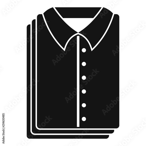 Clean shirts icon. Simple illustration of clean shirts vector icon for web design isolated on white background