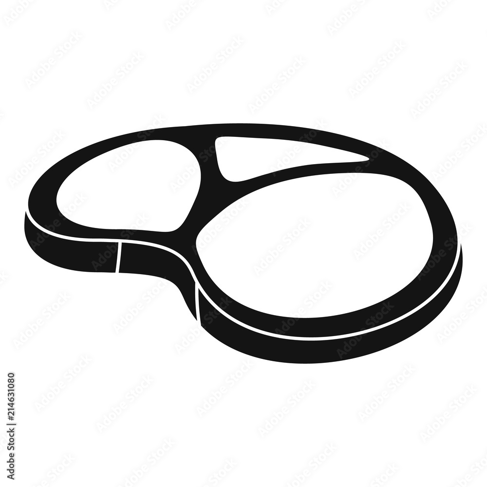 Tbone steak icon. Simple illustration of tbone steak vector icon for web design isolated on white background Tbone steak icon. Simple illustration of tbone steak vector icon for web design isolated on white background
