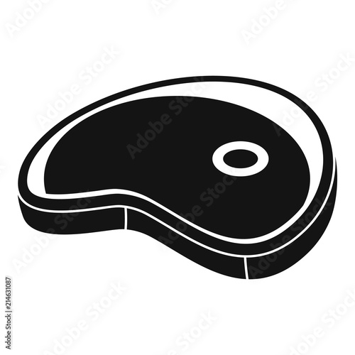 Cow steak icon. Simple illustration of cow steak vector icon for web design isolated on white background
