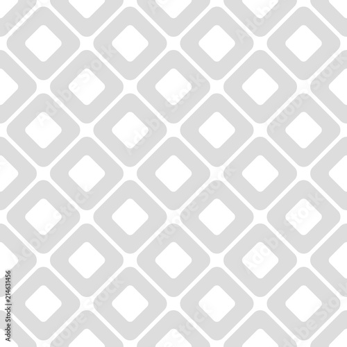 Light grey geometric seamless vector pattern with rhombus shapes