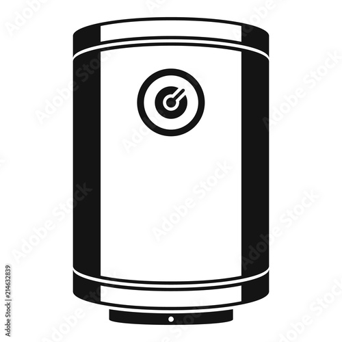 Boiler icon. Simple illustration of boiler vector icon for web design isolated on white background