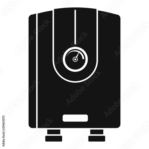 Water boiler icon. Simple illustration of water boiler vector icon for web design isolated on white background