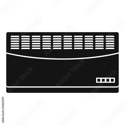 Convector icon. Simple illustration of convector vector icon for web design isolated on white background