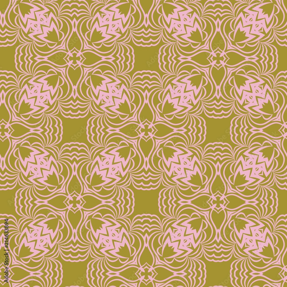 Fototapeta premium Seamless pattern background. Vector illustration for design. Abstract geometric