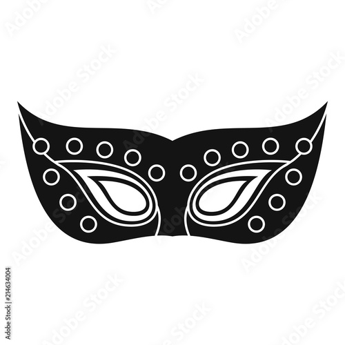 Venezia mask carnival icon. Simple illustration of venezia mask carnival vector icon for web design isolated on white background
