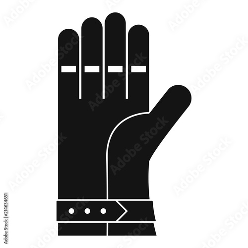 Welding glove icon. Simple illustration of welding glove vector icon for web design isolated on white background