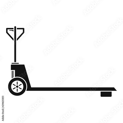 Hand lift icon. Simple illustration of hand lift vector icon for web design isolated on white background
