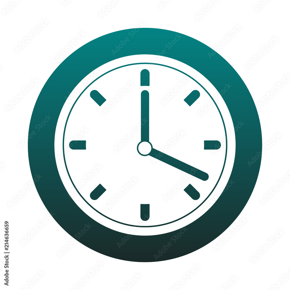 Wall clock isolated vector illustration graphic design Wall clock isolated vector illustration graphic design