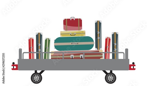 Airport Luggage Car