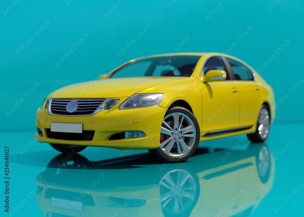 Modern Generic Sedan Car Modern Generic Sedan Car