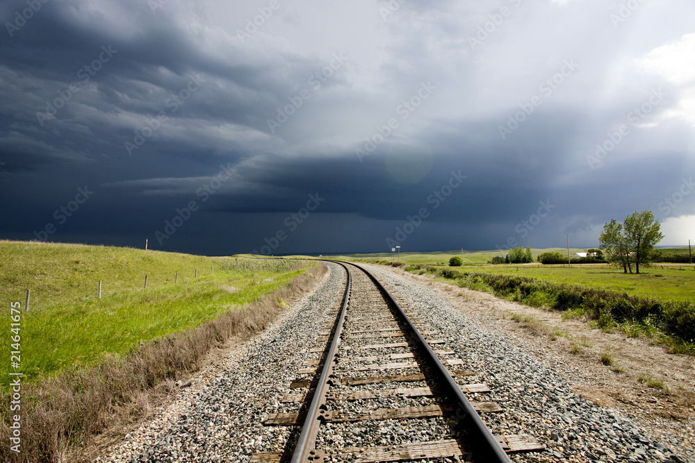 Fototapeta premium Prairie Storm Clouds