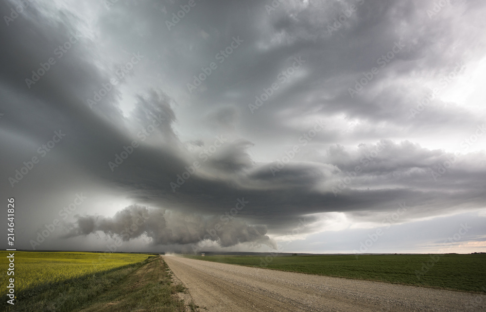 Fototapeta premium Prairie Storm Clouds