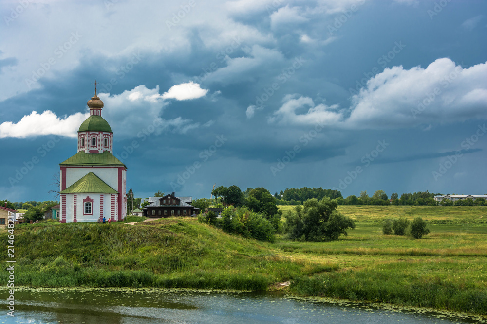 Beautiful landscape in the ancient city of Suzdal, Russia.