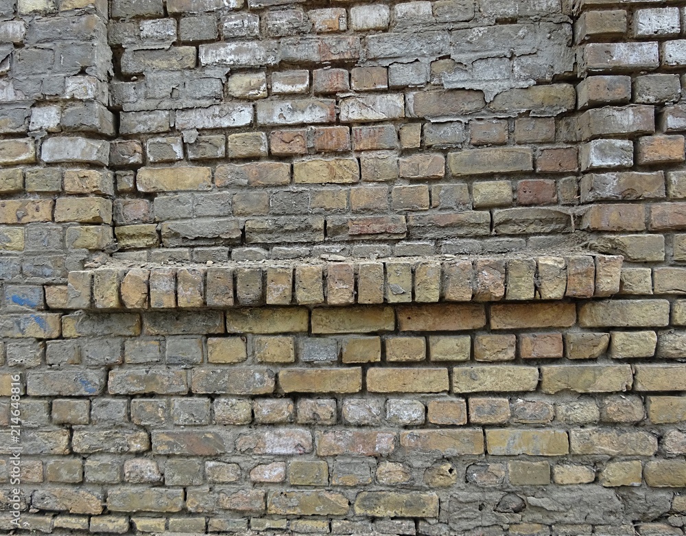 Obraz premium Old city brick wall texture background