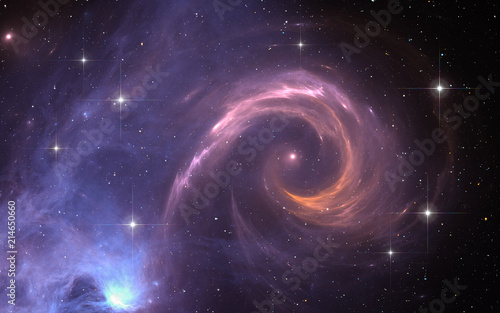 Space maelstrom. For use with projects on science, research, and education.