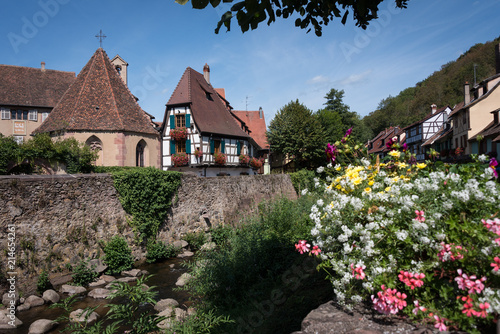 The picturesque village of Kaysersberg in the Alsace, France