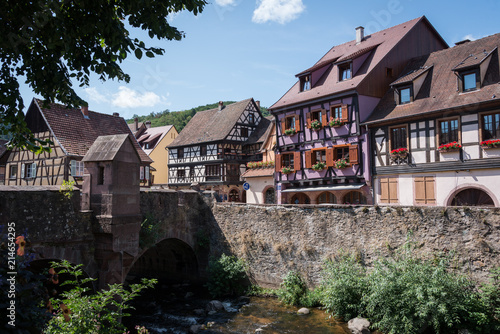 The picturesque village of Kaysersberg in the Alsace, France