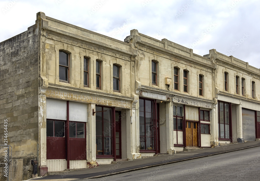 Historical buildings in the little town Oamaru