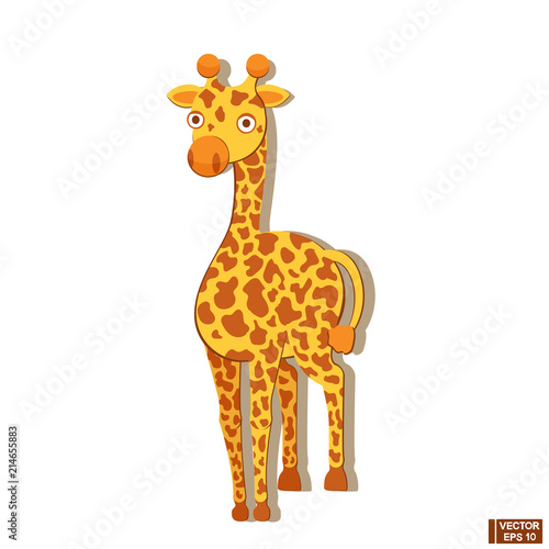 Fototapeta Naklejka Na Ścianę i Meble -  Yellow giraffe ,animal from zoo