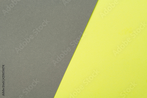 Yellow and grey color texture paper background. Geometric paper background.