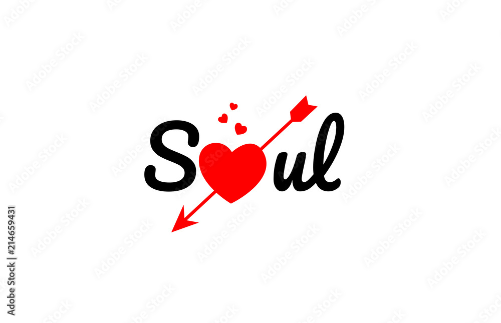 soul word text typography design logo icon soul word text typography design logo icon