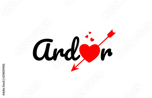 Foto ardor word text typography design logo icon