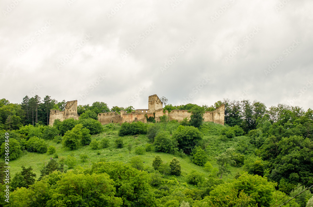 Saschiz Paesant's Fortress used for protection during the mdieval period and now abandoned