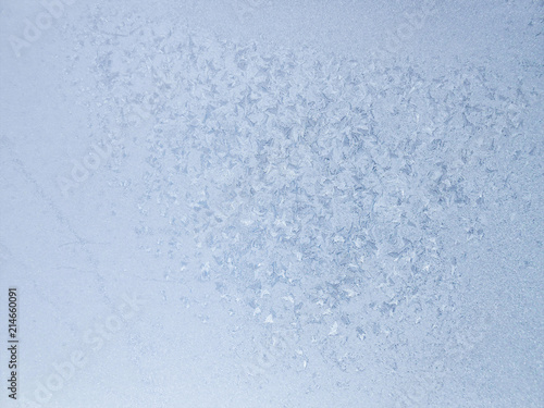 Bilde på lerret a picture of a frost on the windowpane