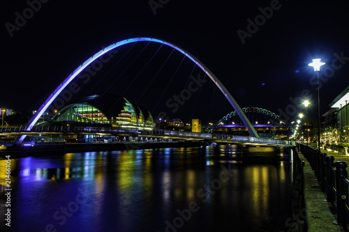 Millennium Bridge, Tyne Bridge and The Sage © Andrew