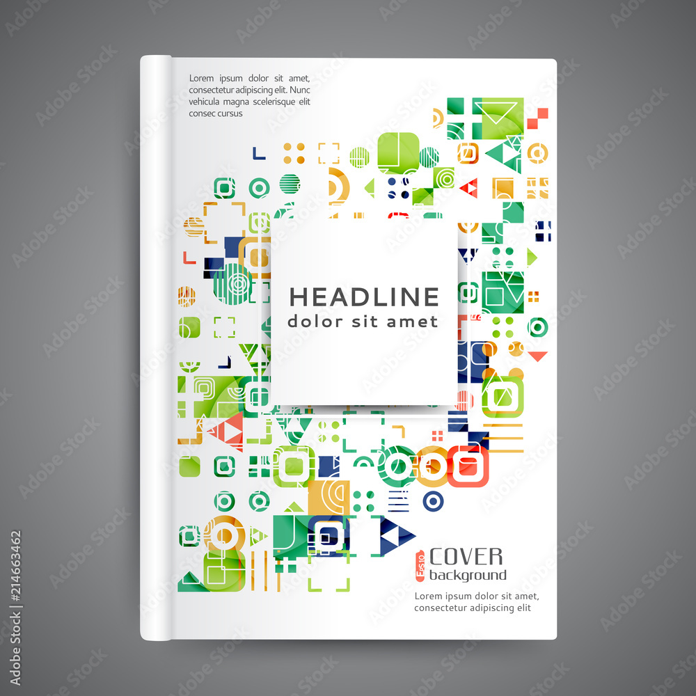 Template book cover Template book cover