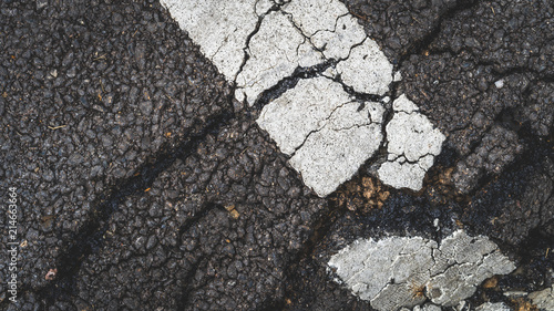 Wallpaper Mural Cracked Asphalt Road Torontodigital.ca