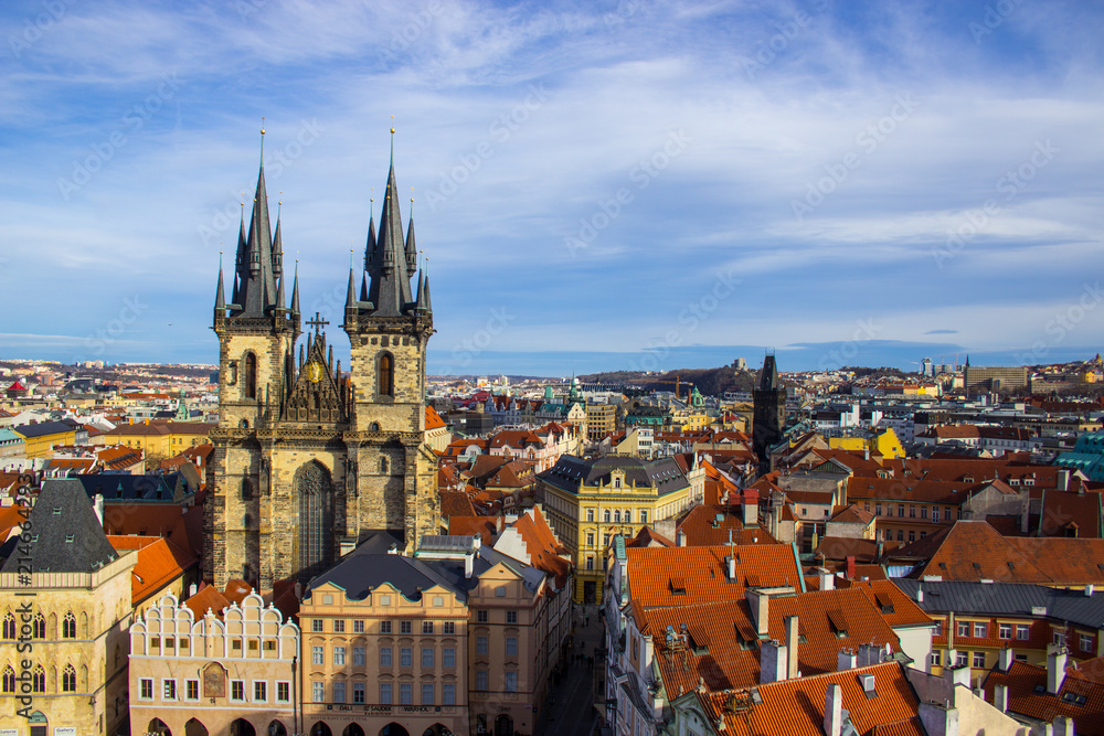 Prague skyline