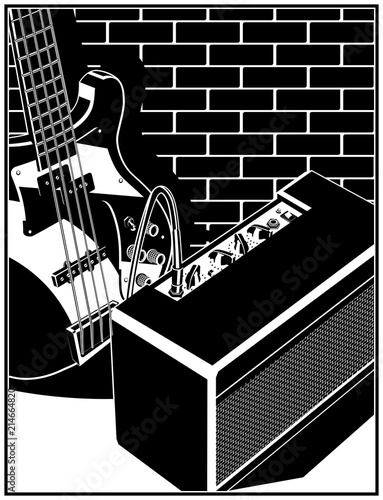 Electric guitar and guitar amplifier