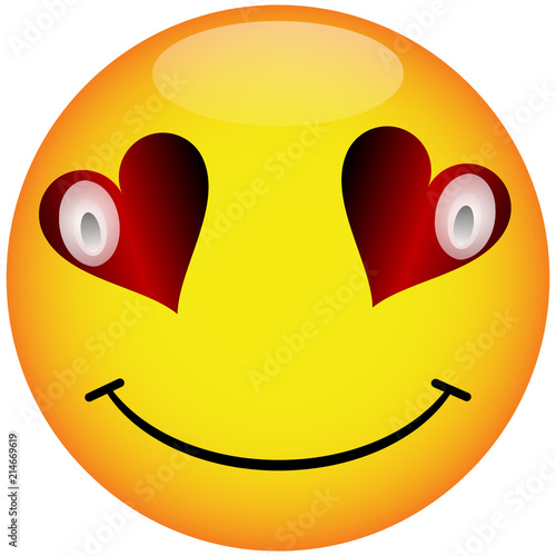 Smiley. Vector happy face.