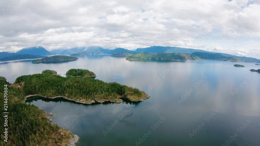 BC Coast Cortes Island Desolation Sound British Columbia Canada Aerial Flyover in Helicopter BC Coast Cortes Island Desolation Sound British Columbia Canada Aerial Flyover in Helicopter
