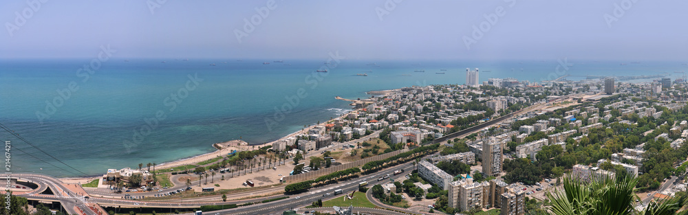 Tel Aviv panoramic view of city