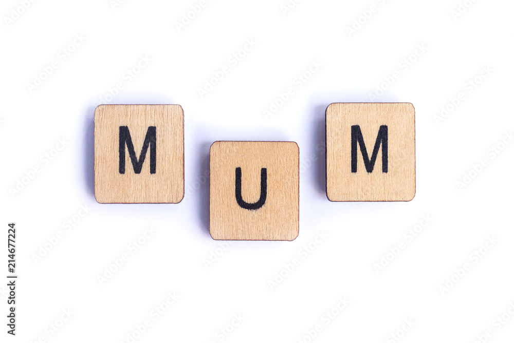 The word MUM