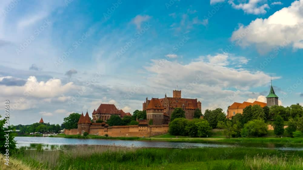 Teutonic Order castle in Malbork. Teutonic Order castle in Malbork.