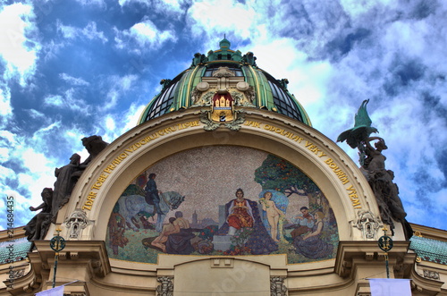 Photography Municipal House in Prague, Czech Republic