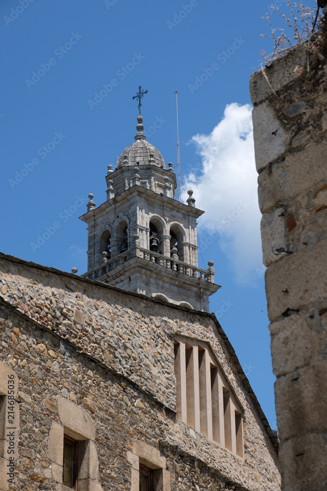 Kirchturm in Ponferrada, Castilla y Leon, Spanien
