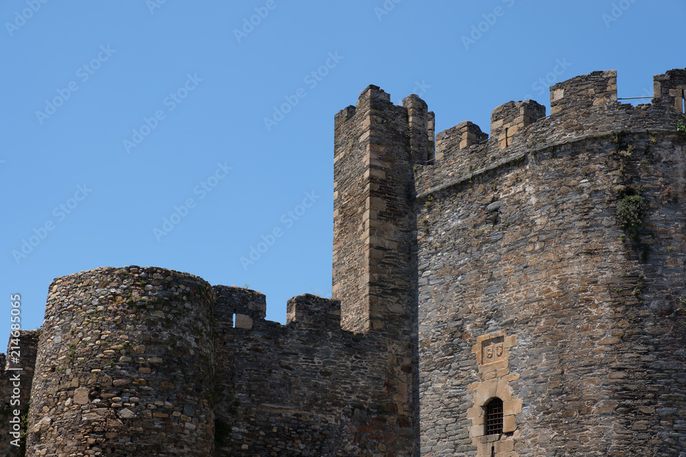 Burg in Ponferrada, Castilla y Leon, Spanien