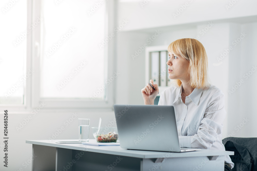 Woman Manager at the Office Woman Manager at the Office