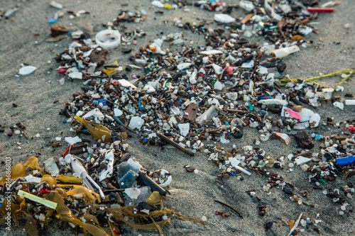 Plastics on The Beach