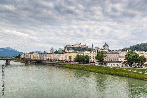 Salzburg city and Salzach river © Sergey Fedoskin