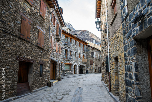 street view from Benasque, huesca, aragon, spain