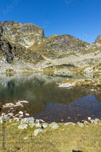 Amazing Landscape Elenski lakes near Malyovitsa peak  Rila Mountain  Bulgaria