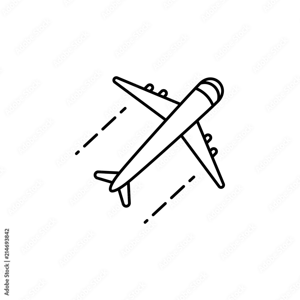 aircraft dusk style icon. Element of travel icon for mobile concept and web apps. Thin line aircraft dusk style icon can be used for web and mobile aircraft dusk style icon. Element of travel icon for mobile concept and web apps. Thin line aircraft dusk style icon can be used for web and mobile