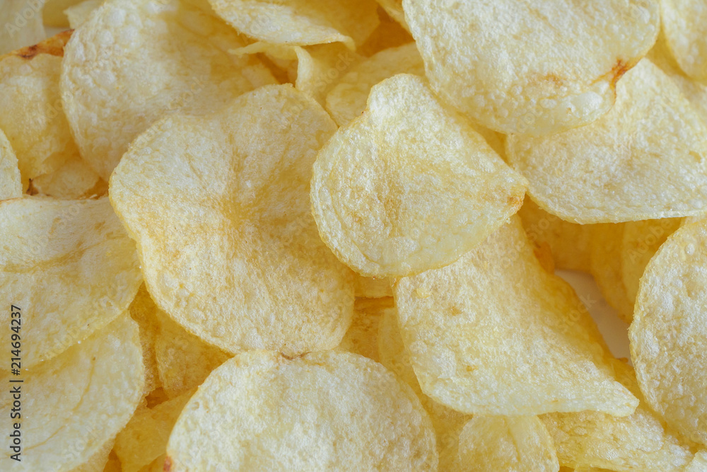 crispy potato chips snack texture background crispy potato chips snack texture background