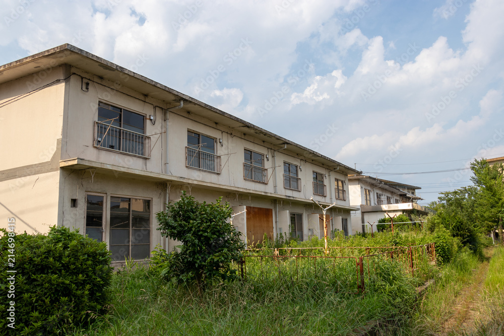 A fixed apartment complex for demolition / Matsubara apartment complex in Soka city, Saitama, Japan